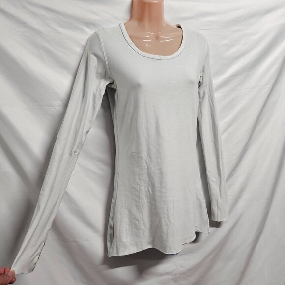 Lululemon Athletica Every Yogi Long Sleeve Top Women Size 8 Blue/White - Picture 9 of 15